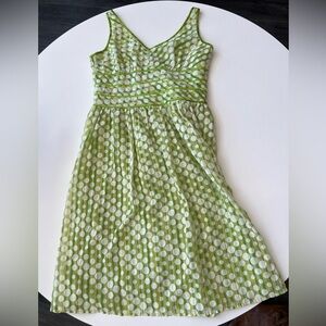 Green Polka Dot women’s Dress